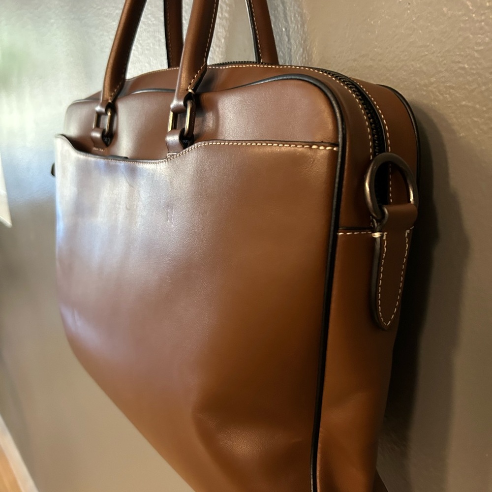 Men’s Coach Leather Briefcase